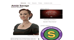 Desktop Screenshot of anniesavage.com